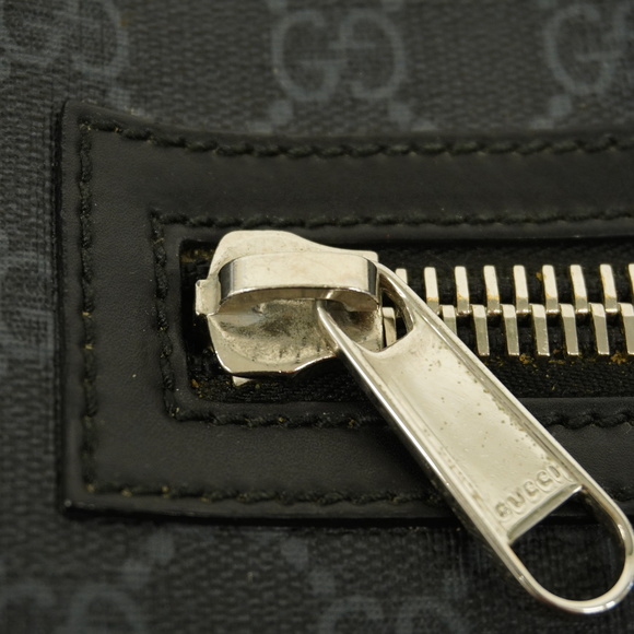 GUCCI[3xc2848] Auth  shoulder bag GG Supreme 523599 black silver metal - Picture 7 of 10